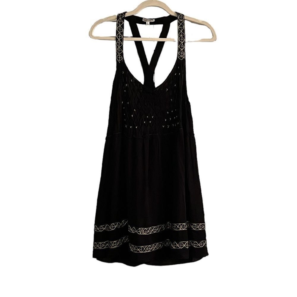 Poupette St Barth Women’s Racerback Viscose‎ Crinkle Dress, Size M, NWT